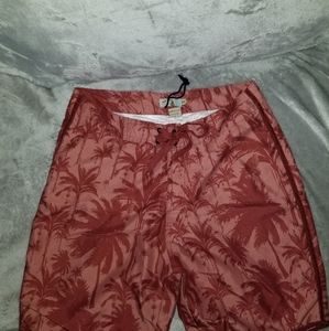 High surf swim trunks